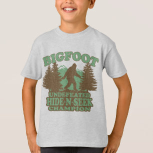 T-shirts Provérbio engraçado de BIGFOOT (design afligido