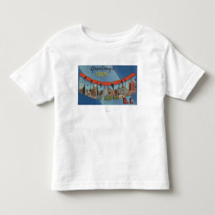 T-shirts Providência, Rhode - ilha - grandes cenas da letr