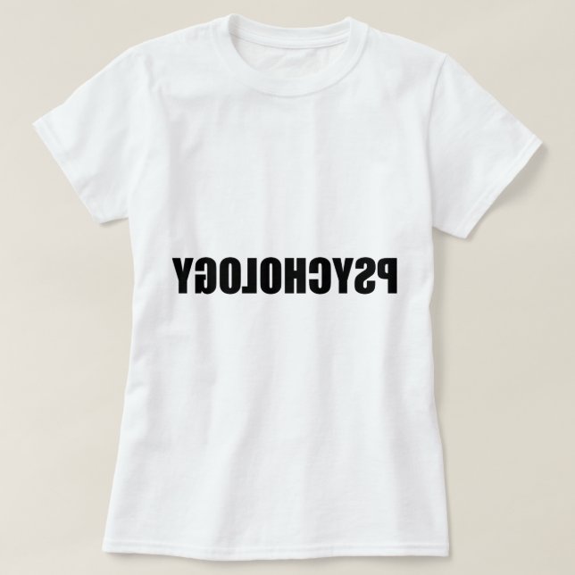 T-shirts Psicologia reversa (Frente do Design)