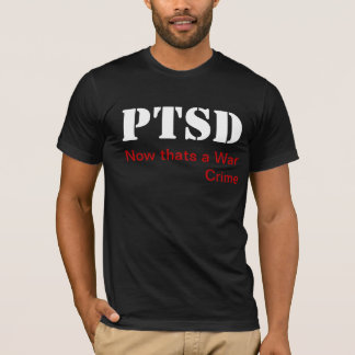 T-shirts PTSD agora que é um crime de guerra