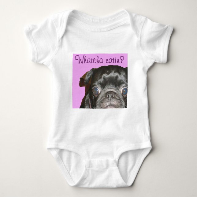 T-shirts Pug de Whatcha Eatin (Frente)