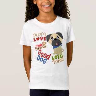 T-shirts Pug Dog Melhor Amigo