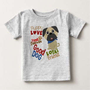 T-shirts Pug Dog Melhor Amigo