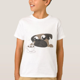 T-shirts Pug e café