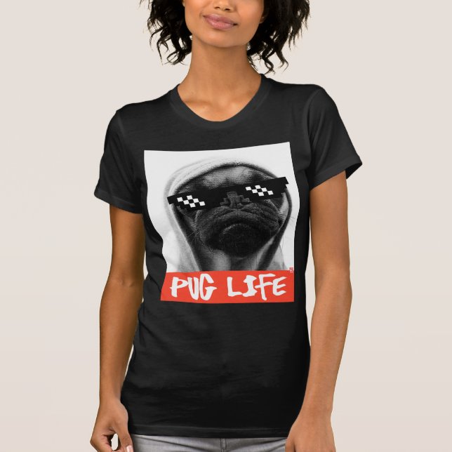 T-shirts Pug Life (Frente)