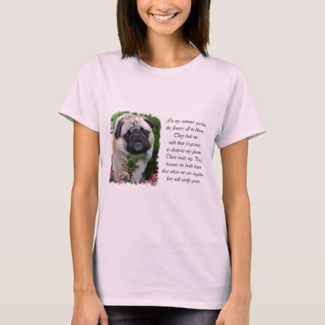 T-shirts Pug Lovers Art (Frente)