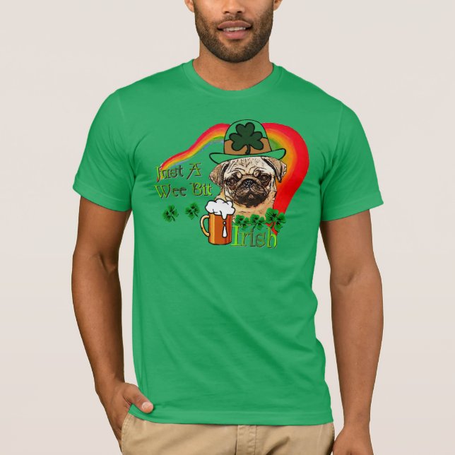 T-shirts Pug St Patricks (Frente)