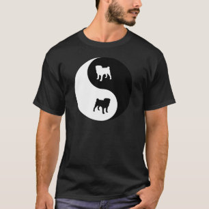 T-shirts Pug Yin Yang