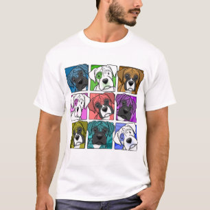 T-shirts Pugilista do pop art