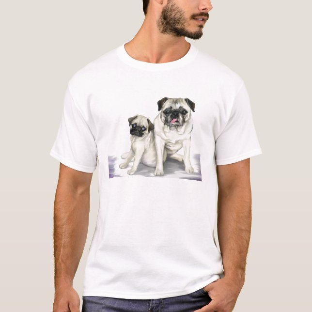 T-shirts Pugs (Frente)