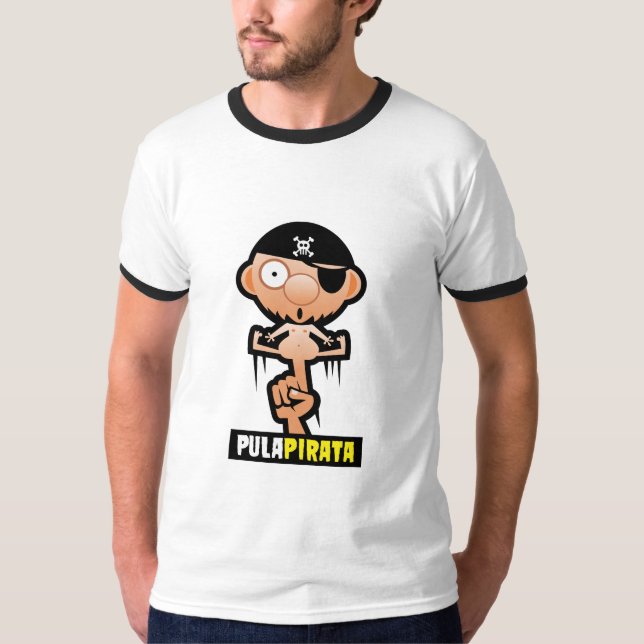 T-shirts Pula Pirata!!! (Frente)