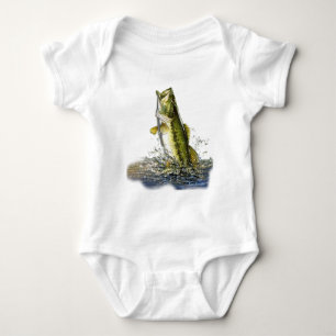T-shirts Pulando o baixo largemouth
