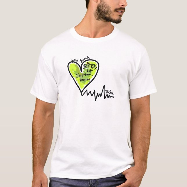 T-shirts Pulsação do coração 01 (Frente)