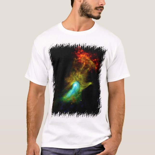 T-shirts Pulsar B1509 - Foto da Nebulosa de Raio X de Deus  (Frente)