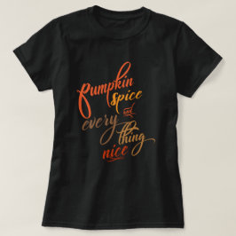 T-shirts Pumpkin Spice e tudo de bom