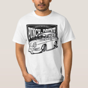 T-SHIRTS PUNCHDRUNKCUSTOMS - LOGOTIPO W/SQUAREBACK