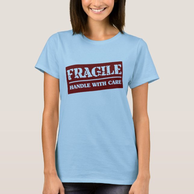 T-shirts Punho frágil com cuidado (Frente)