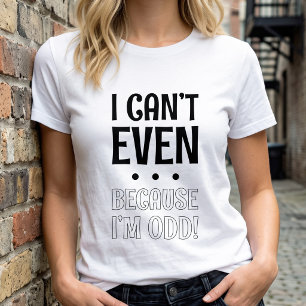 T-shirts Punição de Introvertido Quirky - Não Posso Nem - S