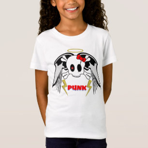 T-shirts Punk gótico da menina