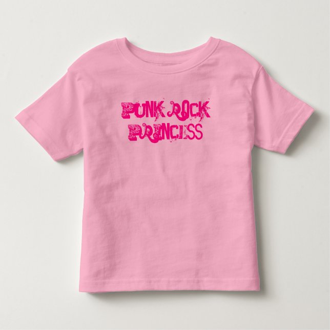 T-SHIRTS PUNK ROCK PRINCESA (Frente)