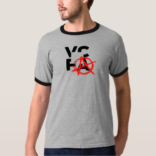 T-shirts Punks de VCFA! (Campainha do logotipo preto)