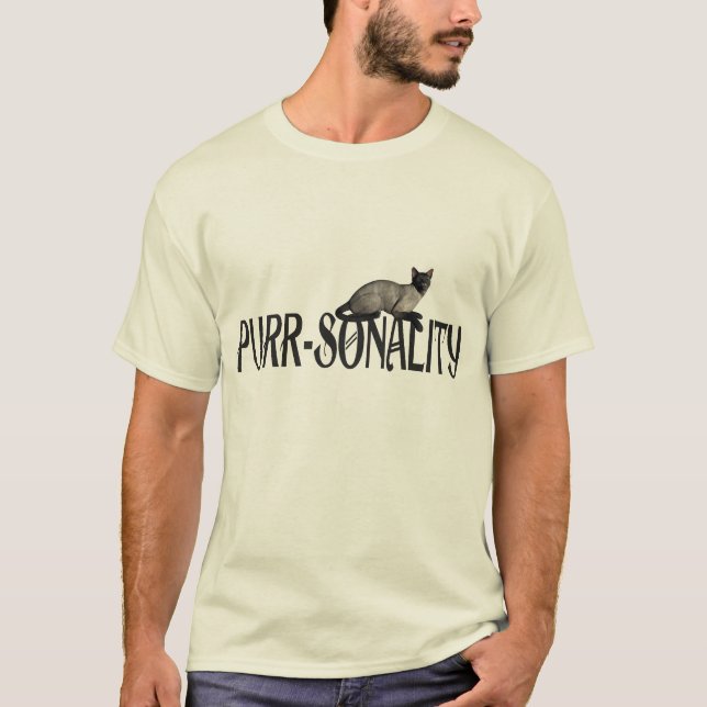 T-shirts Purr-sonality (Frente)