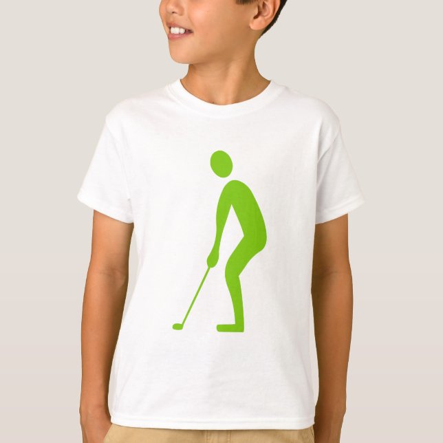 T-shirts Putting - Verde marciano (Frente)