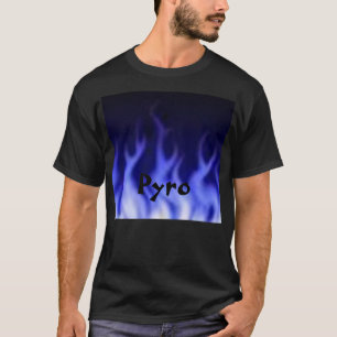 T-shirts Pyro com chamas