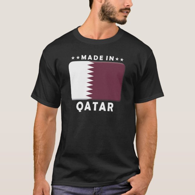 T-shirts Qatar fez (Frente)