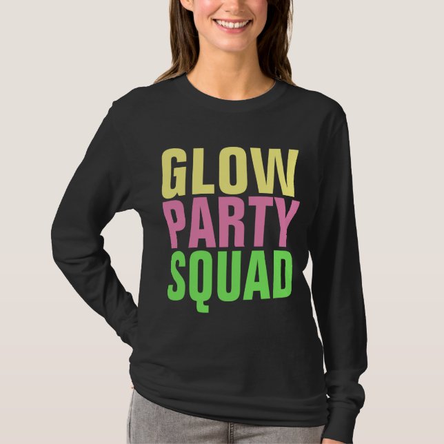 T-Shirts QUADRADAS DA FESTA GLOW (Frente)