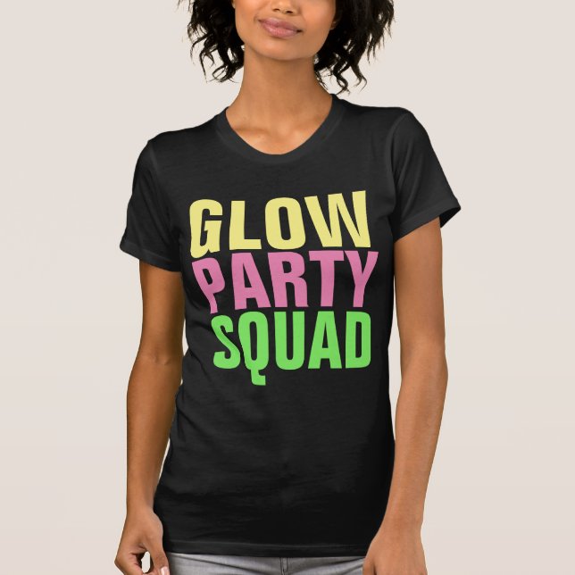 T-Shirts QUADRADAS DA FESTA GLOW (Frente)