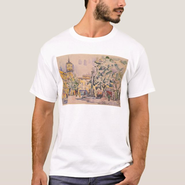 T-shirts Quadrado do hotel de Ville em Aix-en-Provence (Frente)