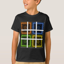 T-shirts Quadrado em uma caixa