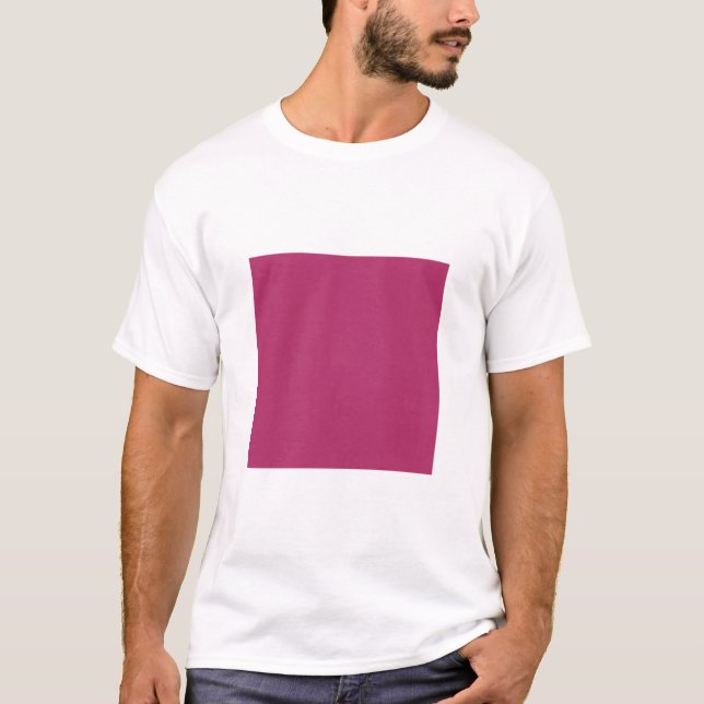 T-shirts Quadrado Simples - Crimson (Frente)