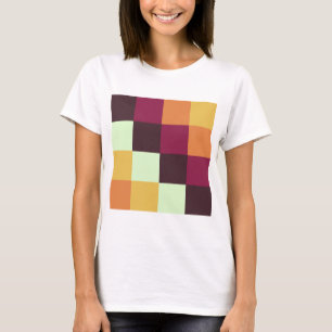 T-shirts Quadrados de cores