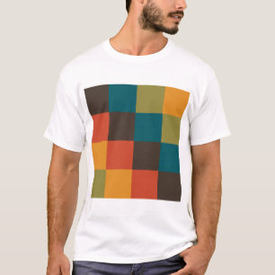 T-shirts Quadrados de cores