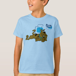 T-shirts Quadrados retros Scooby-Doo que encontra-se para