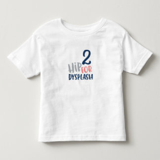T-shirts Quadril 2 para a tipografia da displasia