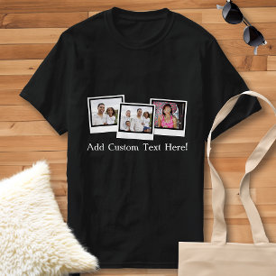 T-shirts Quadro Personalizado de Montagem de Snapshot Perso