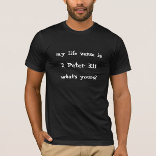 T-shirts Qual é o seu verso da vida? O meu é...