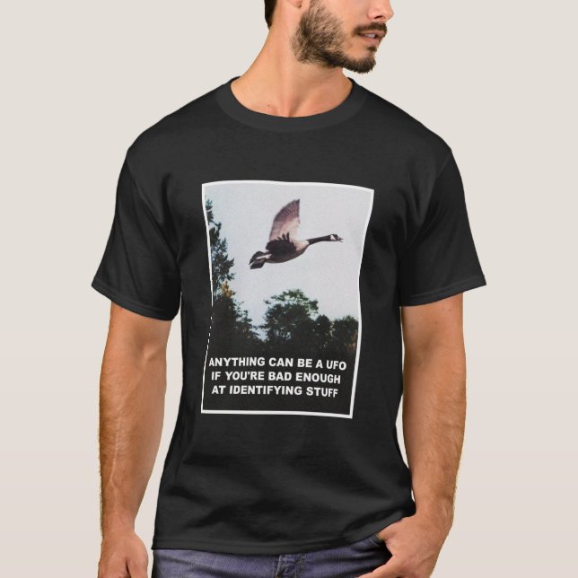 T-shirts Qualquer coisa pode ser um UFO (Frente)