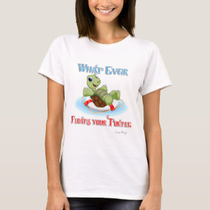 T-shirts Qualquer Coisa Que Flutuar Sua Tartaruga