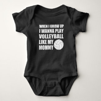 T-SHIRTS QUANDO CRESCER QUERO JOGAR VOLLEYBALL COMO MAMÃES