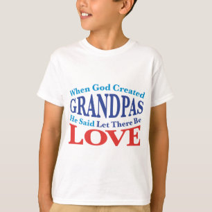 T-shirts Quando Deus Criou os Avós