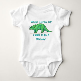 T-shirts Quando eu crescer, quero ser um dinossauro