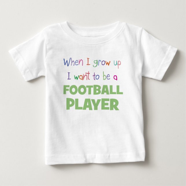 T-shirts Quando Eu Cresço Jogador De Futebol (Frente)