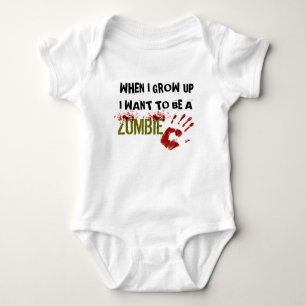 T-SHIRTS QUANDO EU ME CRESÇO ACIMA QUEIRA SER UM ZOMBI -