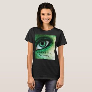 T-shirts quando irlandeses os olhos estão sorrindo