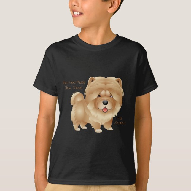 T-shirts Quando o deus fez comidas de comida (Frente)