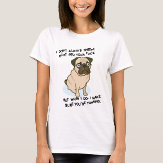 T-shirts Quando os pugs sneezing